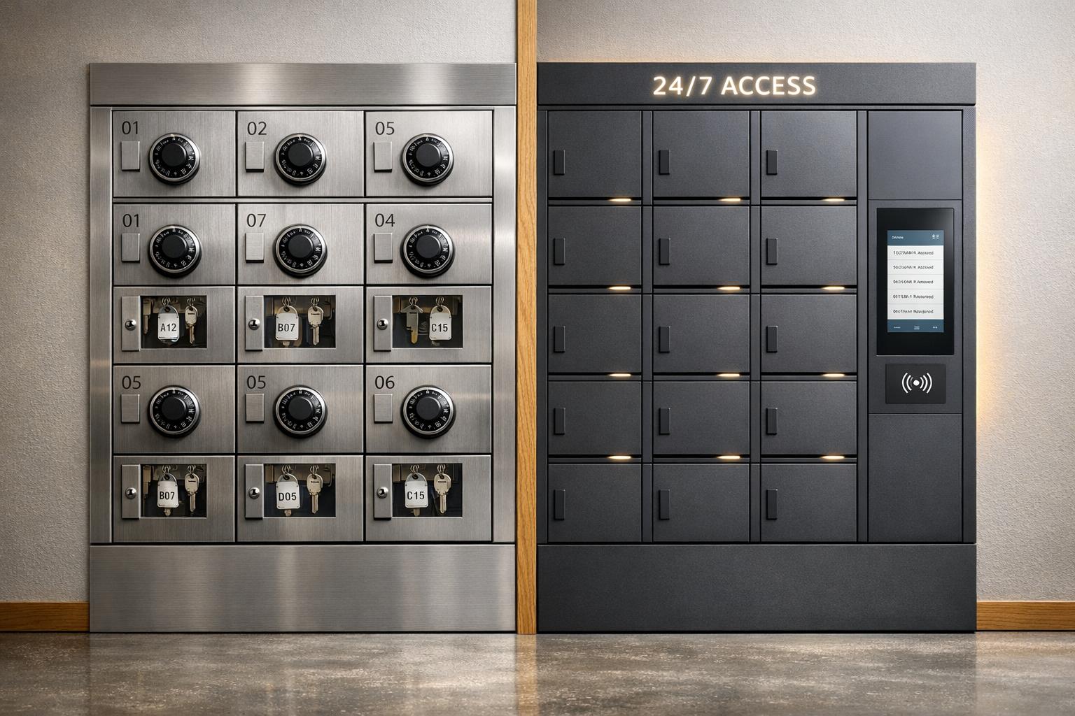 Mechanical Key Lockers vs Smart Key Lockers